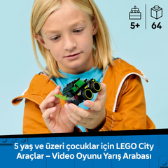 Lego City Araçlar Video Oyunu Yarış Arabası 60484