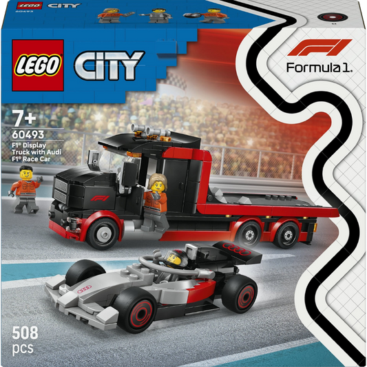 Lego City Audi F1 Yarış Arabalı F1 Sergileme Kamyonu 60493