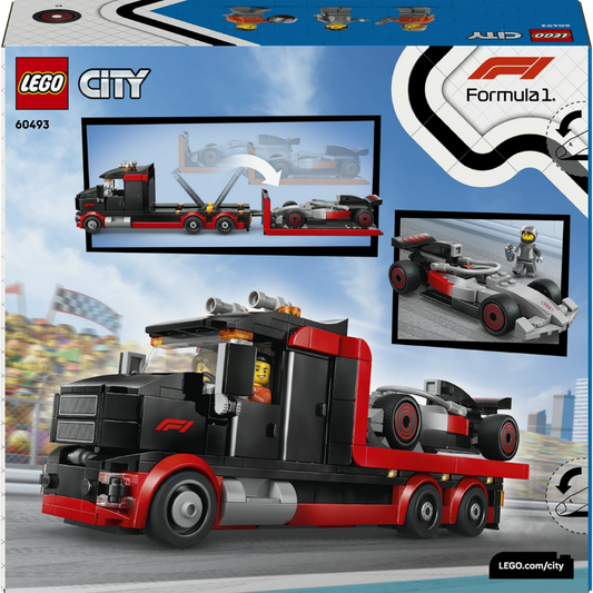 Lego City Audi F1 Yarış Arabalı F1 Sergileme Kamyonu 60493