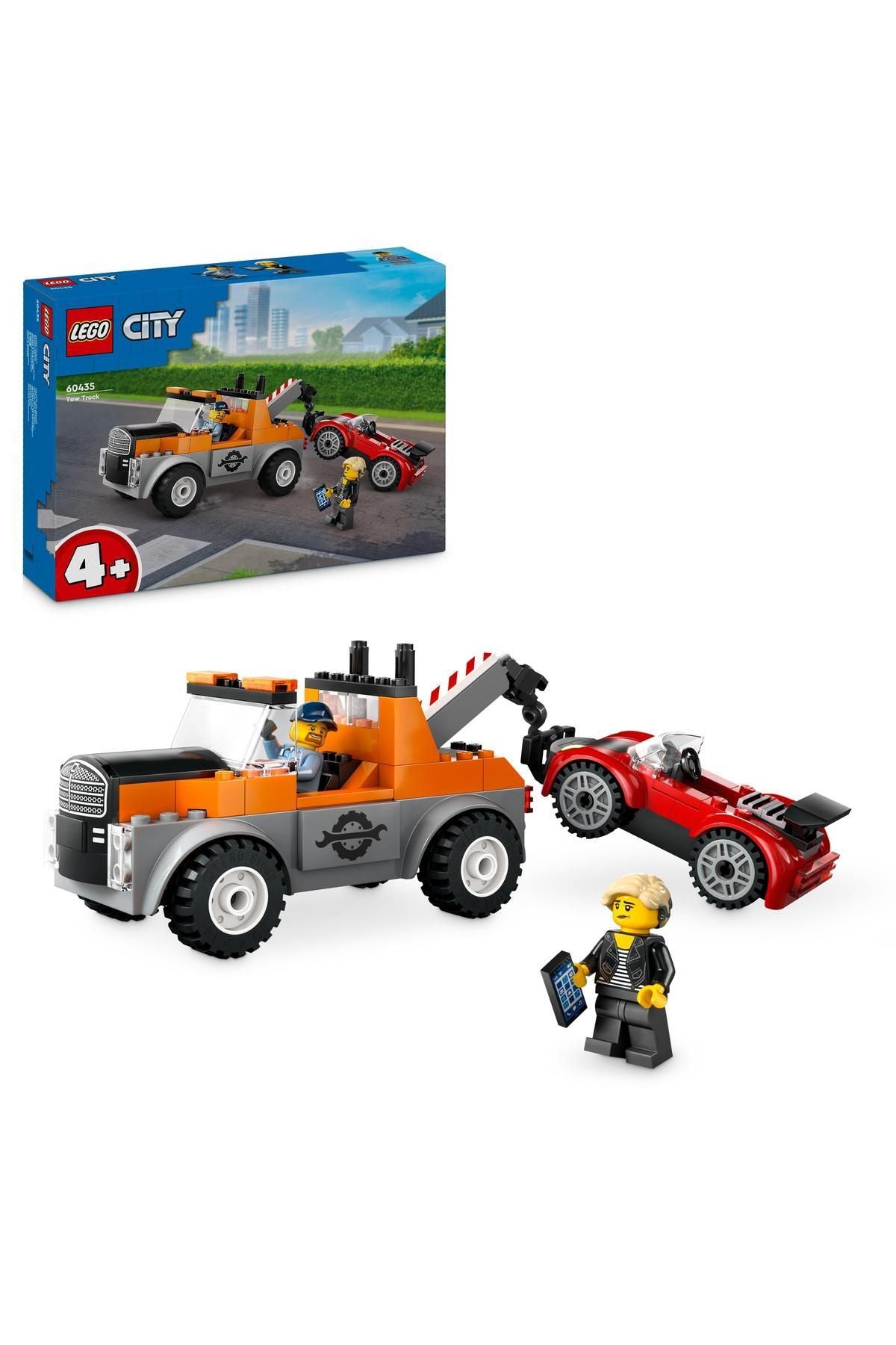 Lego City Çekici Kamyon ve Spor Araba Tamiri 60435