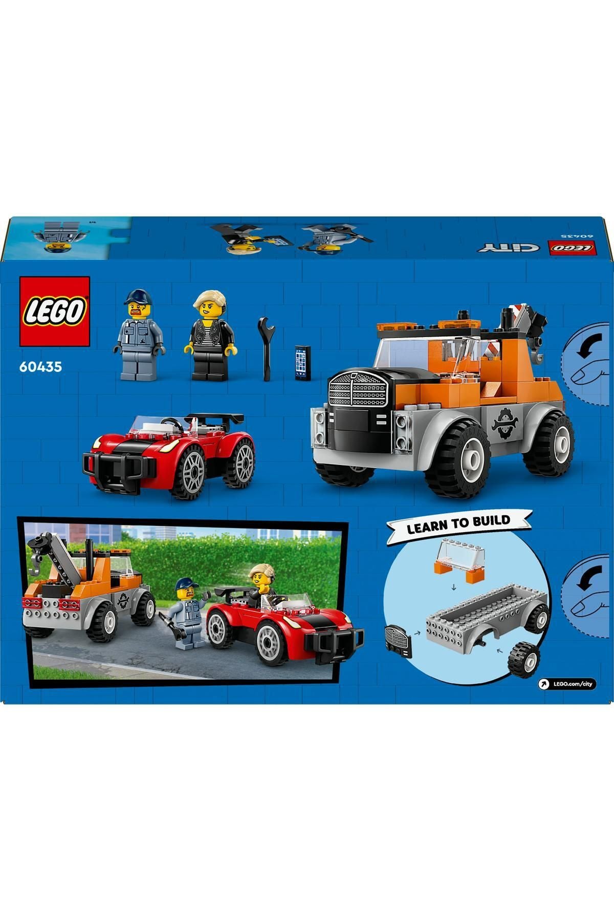 Lego City Çekici Kamyon ve Spor Araba Tamiri 60435