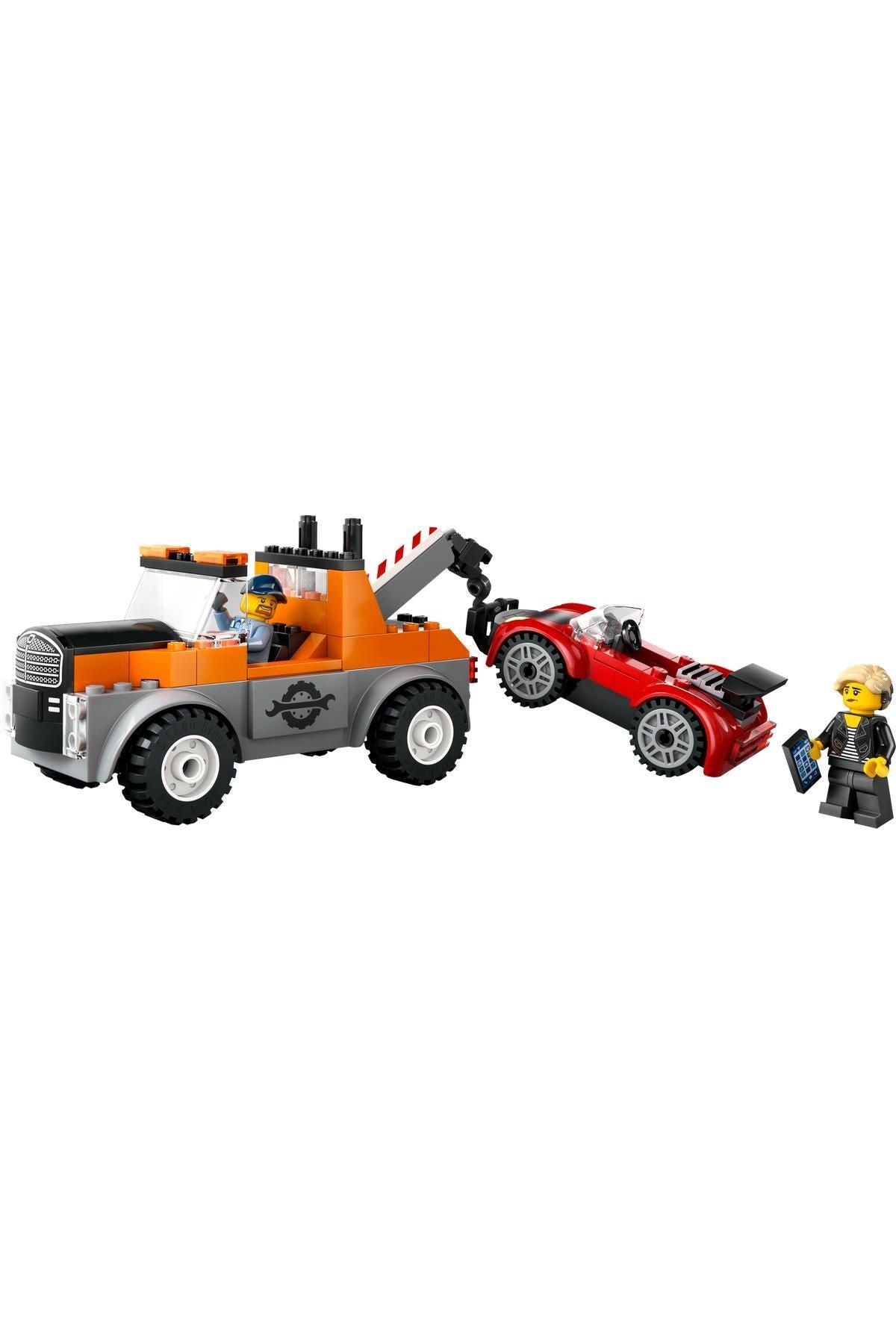 Lego City Çekici Kamyon ve Spor Araba Tamiri 60435