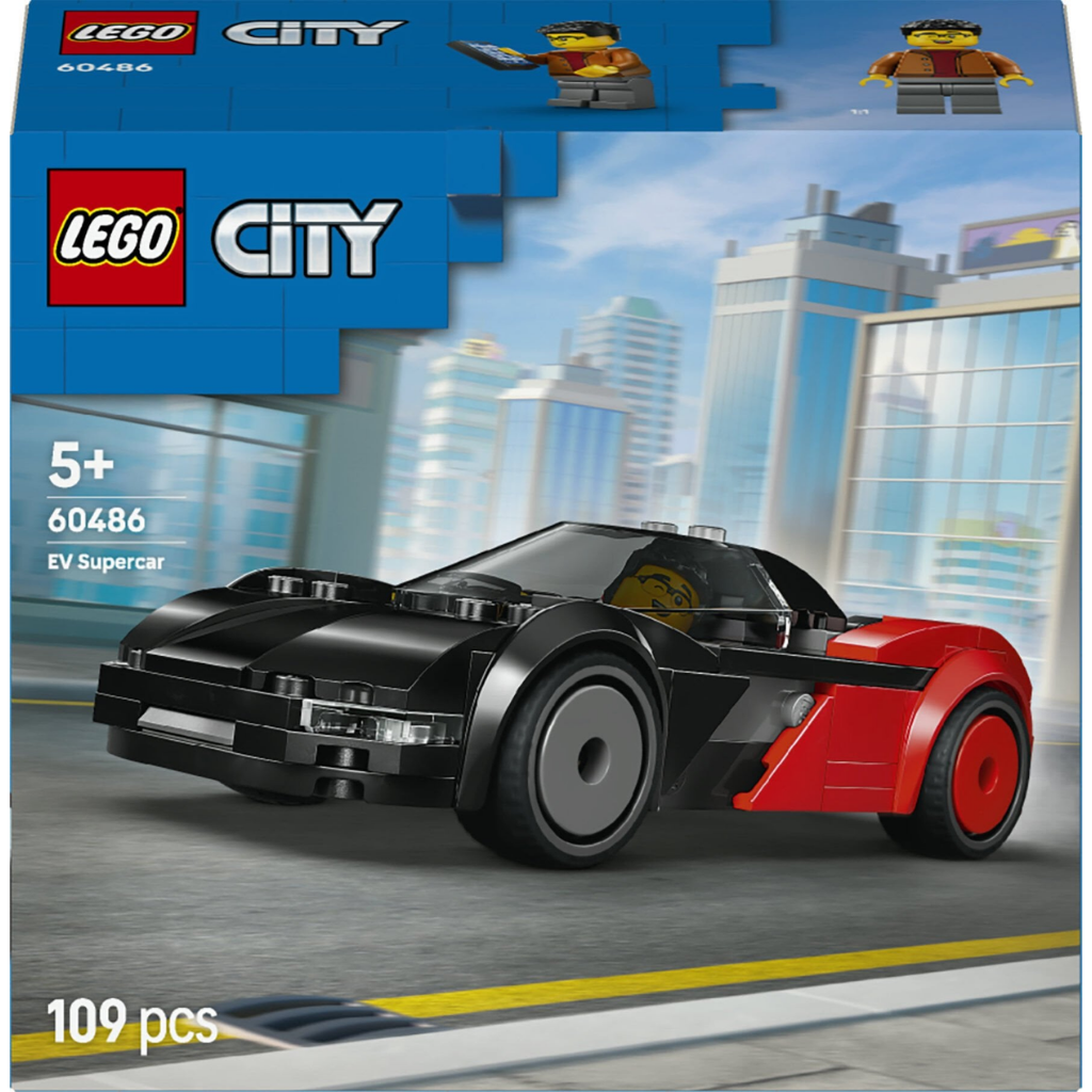 Lego City Elektrikli Süper Araba 60486
