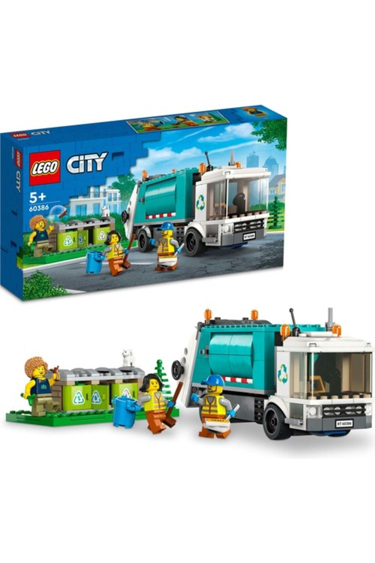 Lego City Geri Dönüşüm Kamyonu 60386