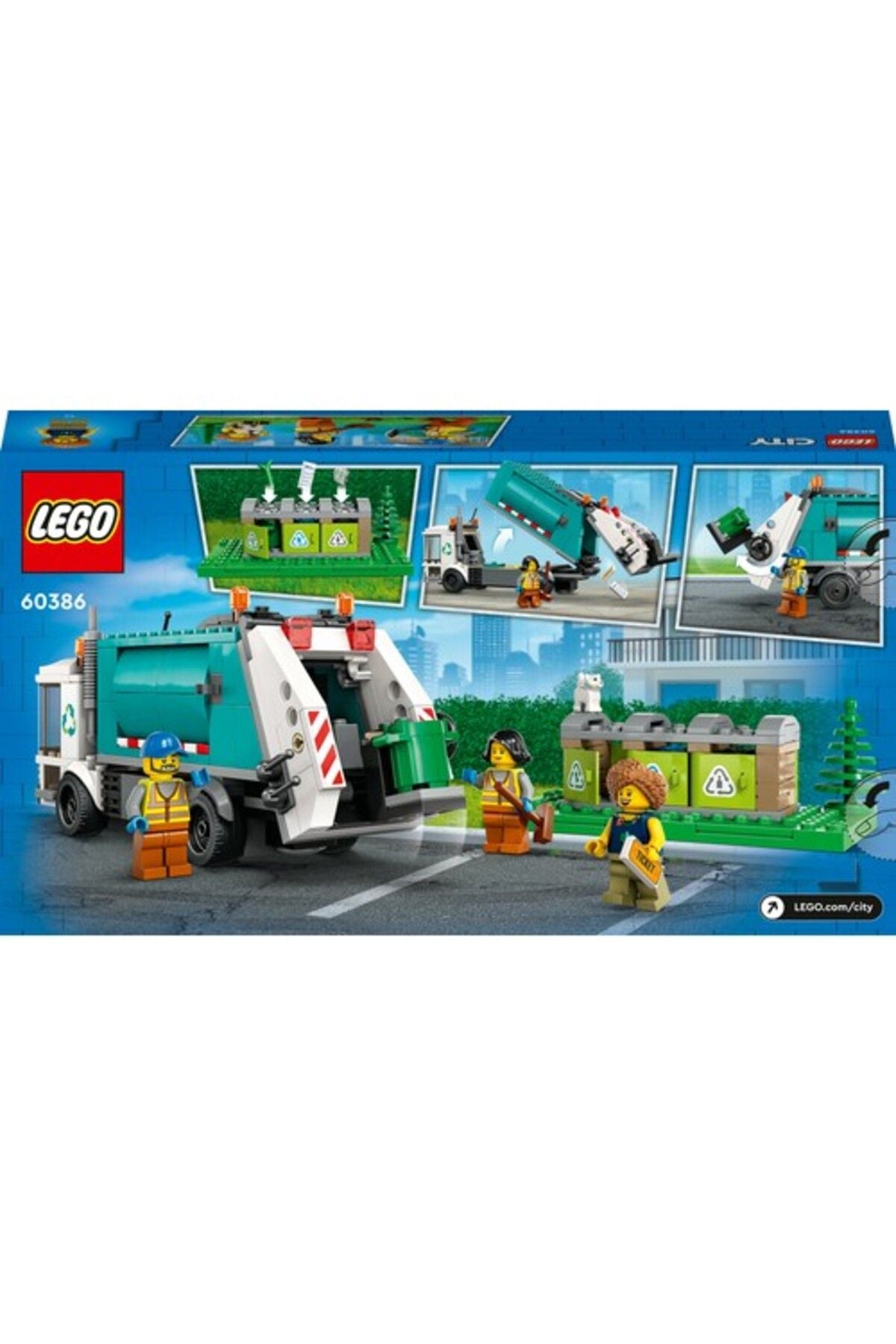 Lego City Geri Dönüşüm Kamyonu 60386