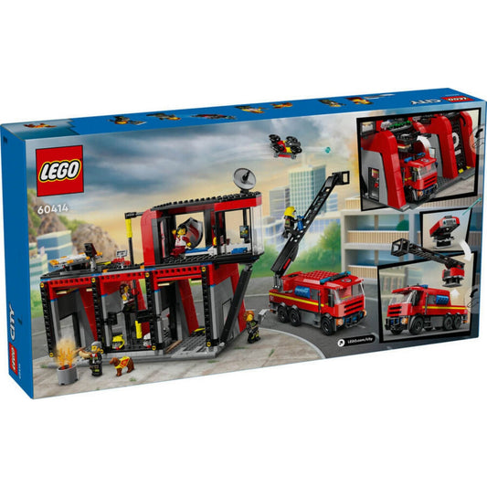 Lego City İtfaiye Kamyonlu İtfaiye Merkezi 60414