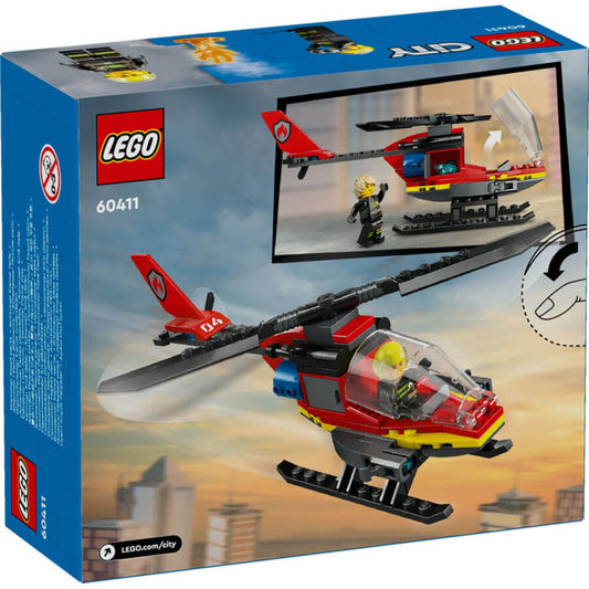 Lego City İtfaiye Kurtarma Helikopteri 60411