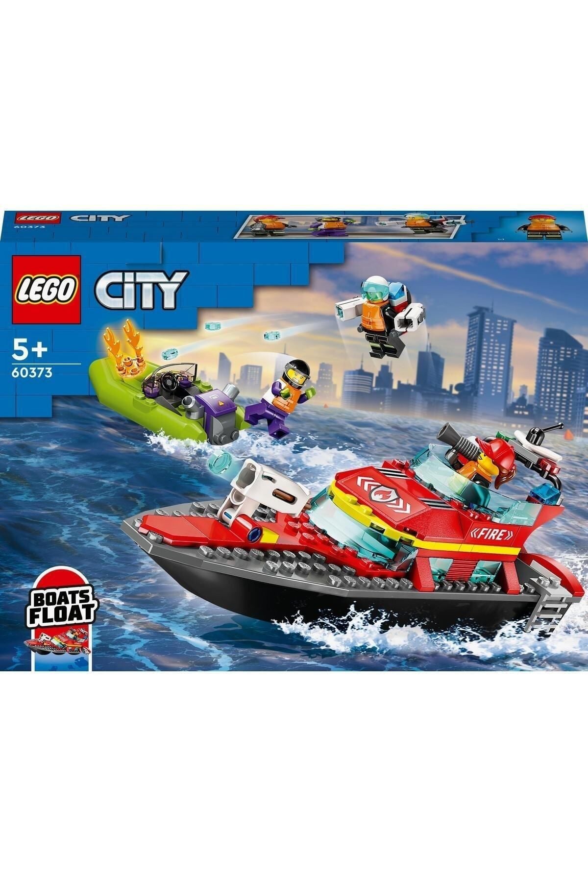 Lego City İtfaiye Kurtarma Teknesi 60373