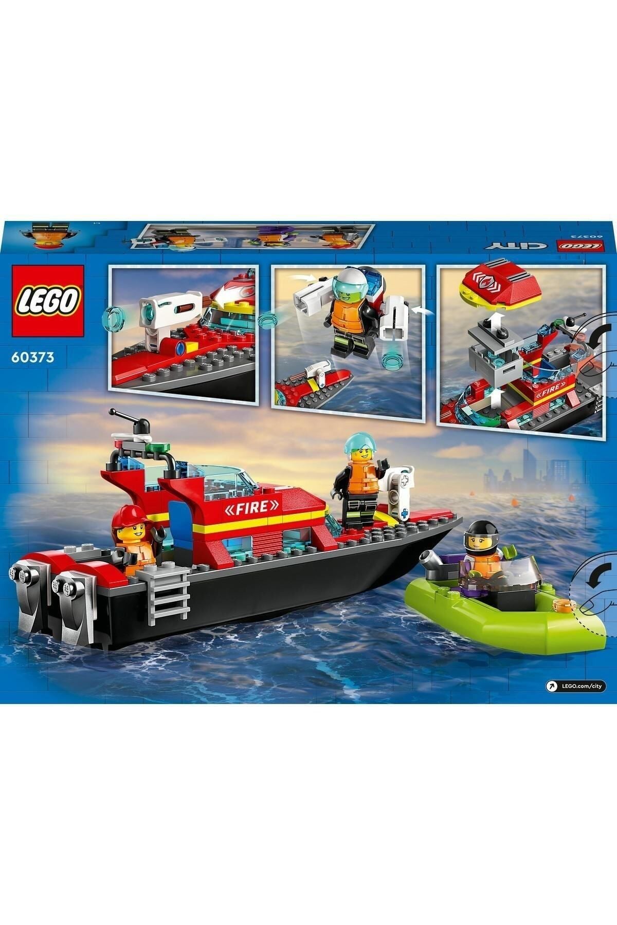 Lego City İtfaiye Kurtarma Teknesi 60373