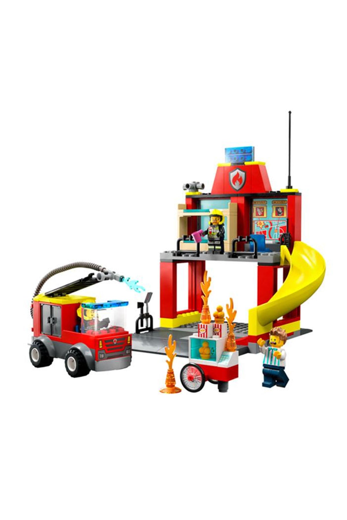 Lego City İtfaiye Merkezi Ve İtfaiye Kamyonu 60375