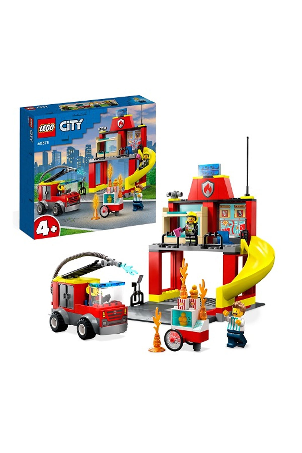 Lego City İtfaiye Merkezi ve İtfaiye Kamyonu 60375