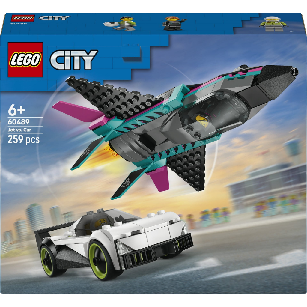 Lego City Jet Arabaya Karşı 60489