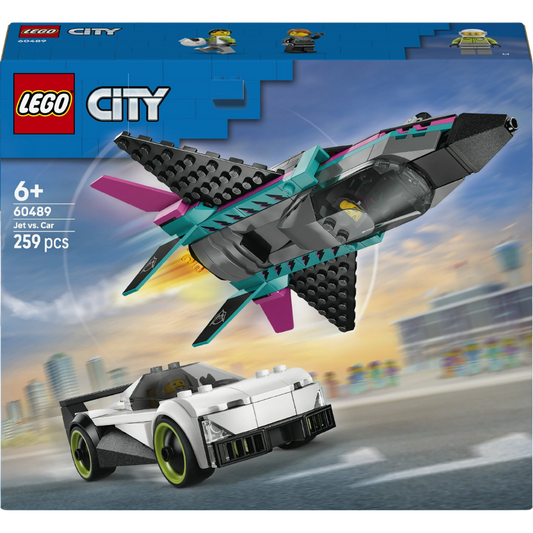 Lego City Jet Arabaya Karşı 60489