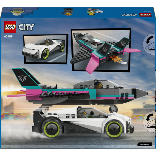 Lego City Jet Arabaya Karşı 60489
