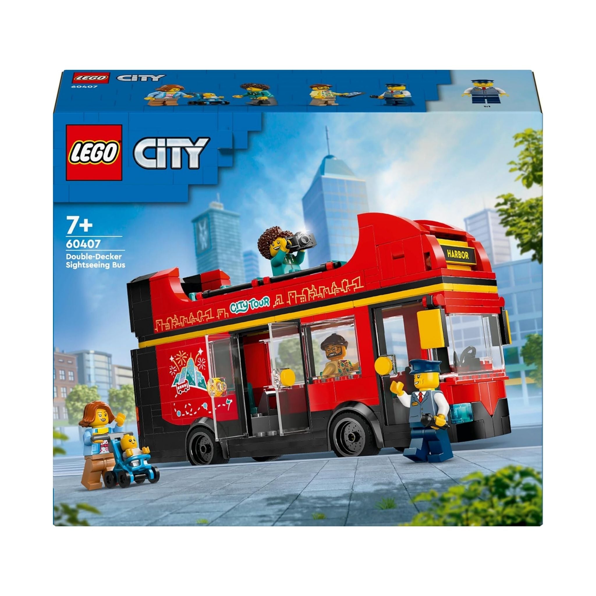 Lego City Kırmızı İki Katlı Gezi Otobüsü Oyuncağı 60407