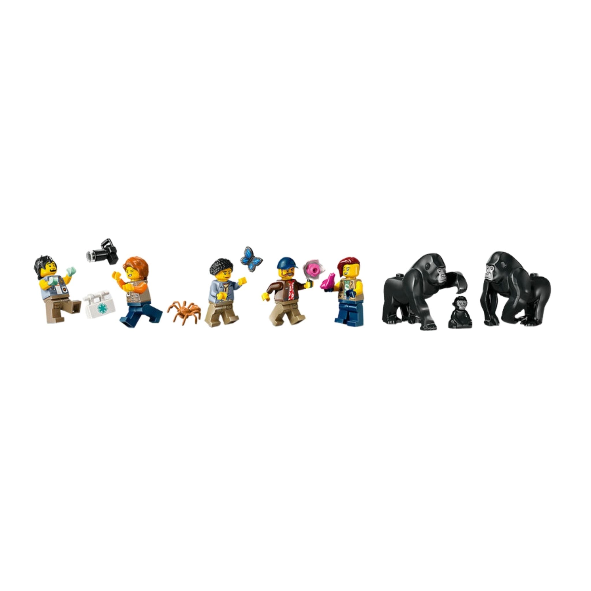 Lego City Orman Kaşifinin Helikopteri Kamp Yerinde Seti 60437