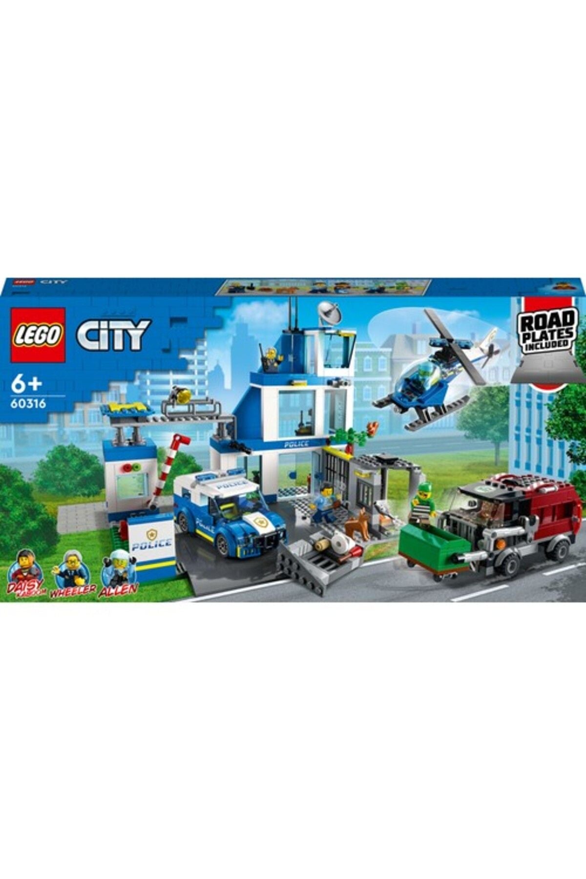 LEGO ® City Polis Merkezi 60316 Yapım Seti (668 Parça)