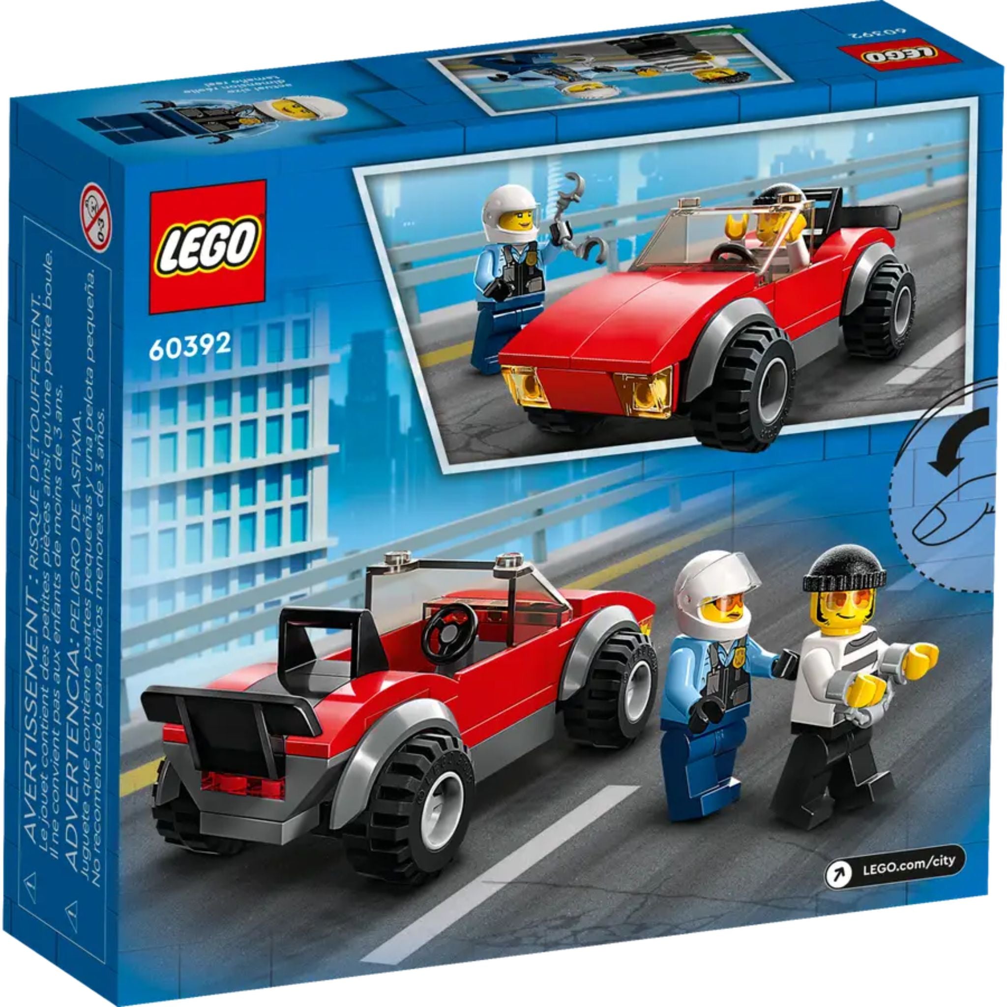 Lego City Polis Motosikleti Araba Takibi 60392