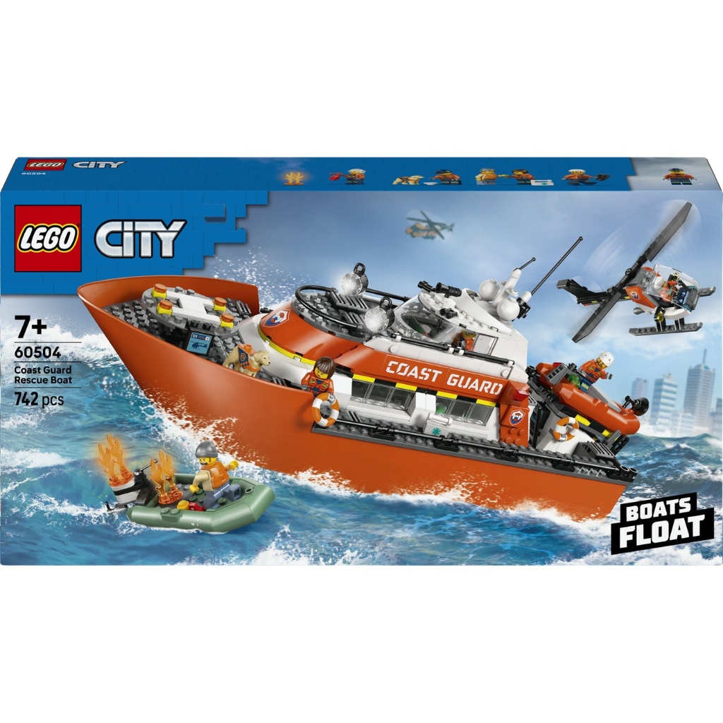 Lego City Sahil Güvenlik Kurtarma Botu ve Helikopteri 60504