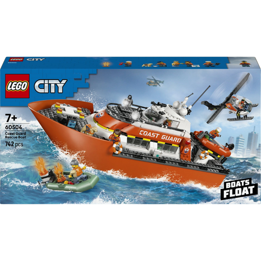 Lego City Sahil Güvenlik Kurtarma Botu ve Helikopteri 60504