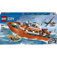 Lego City Sahil Güvenlik Kurtarma Botu ve Helikopteri 60504