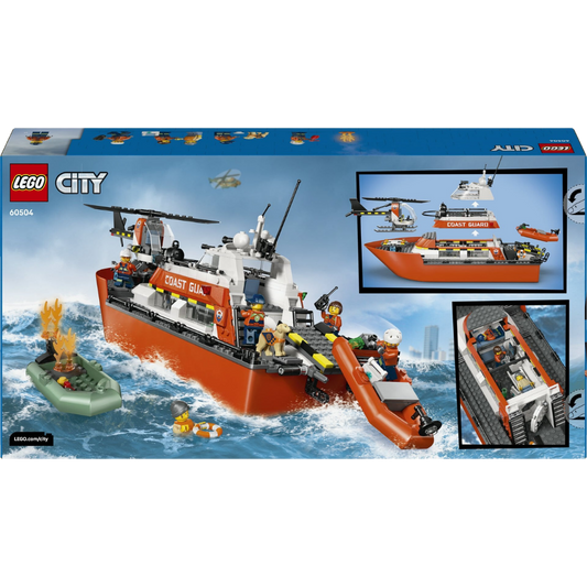 Lego City Sahil Güvenlik Kurtarma Botu ve Helikopteri 60504
