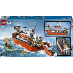 Lego City Sahil Güvenlik Kurtarma Botu ve Helikopteri 60504