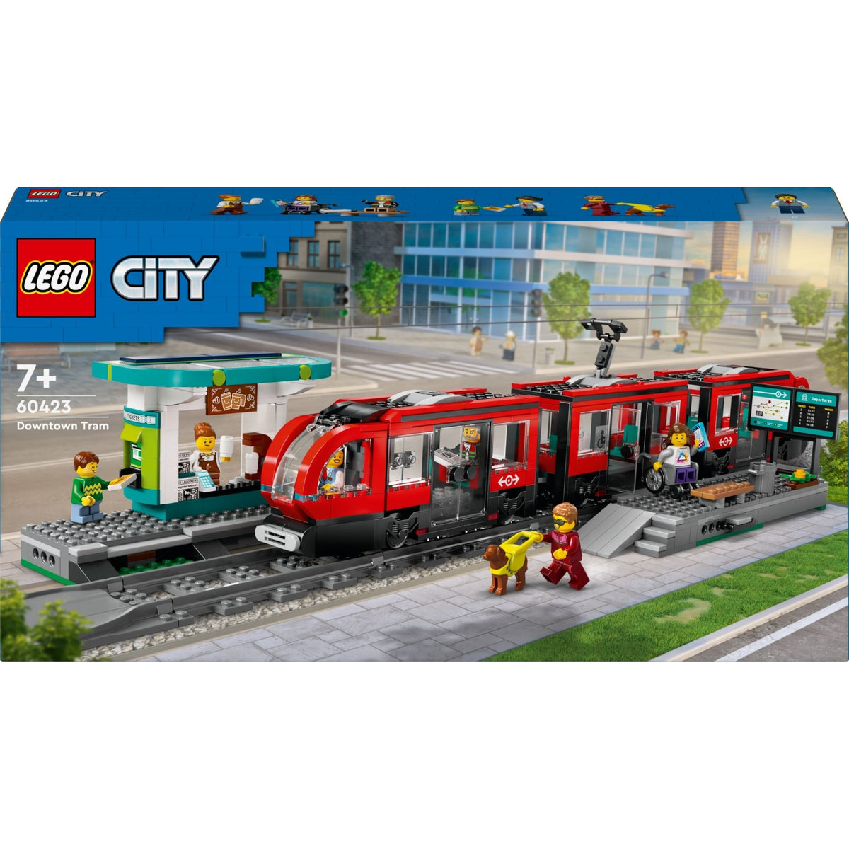 Lego City Şehir Merkezi Tramvay İstasyonu Oyuncak Seti 60423