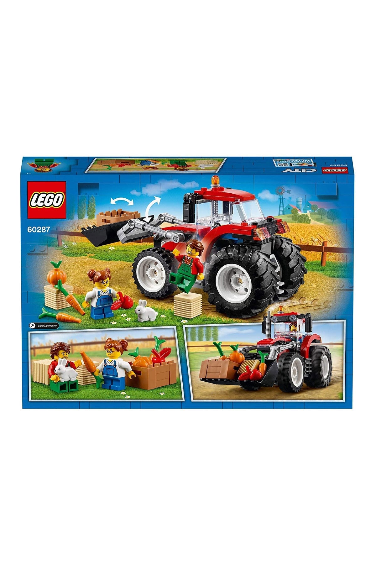 LEGO City Traktör 60287 Yapım Seti; Çocuklar için Harika bir Oyuncak (148 Parça)