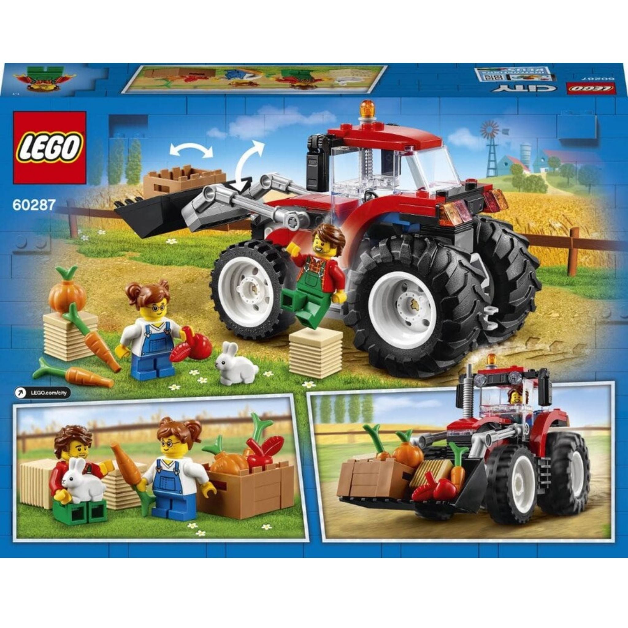 Lego City Traktör 60287 Yapım Seti 148 Parça