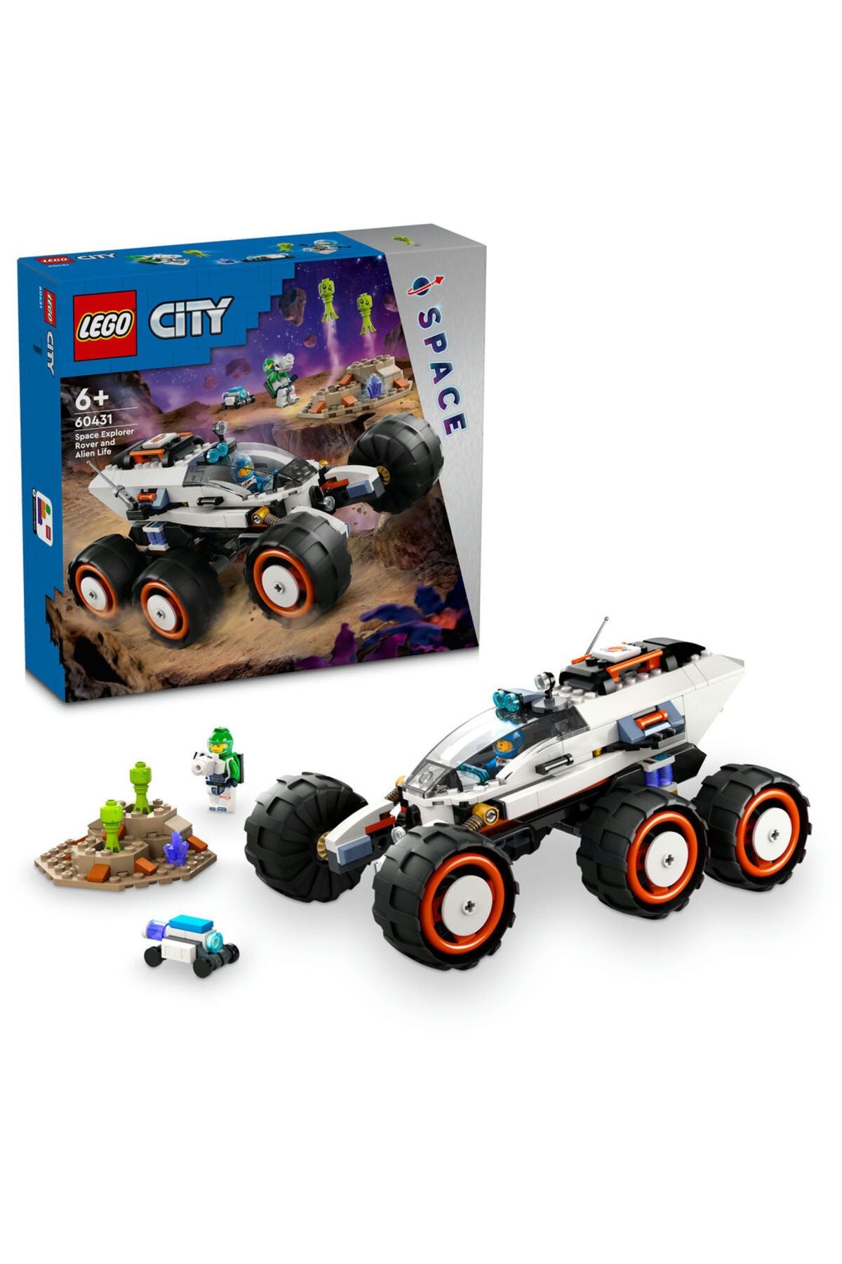 Lego City Uzay Keşif Robotu Ve Uzaylı Canlı 60431