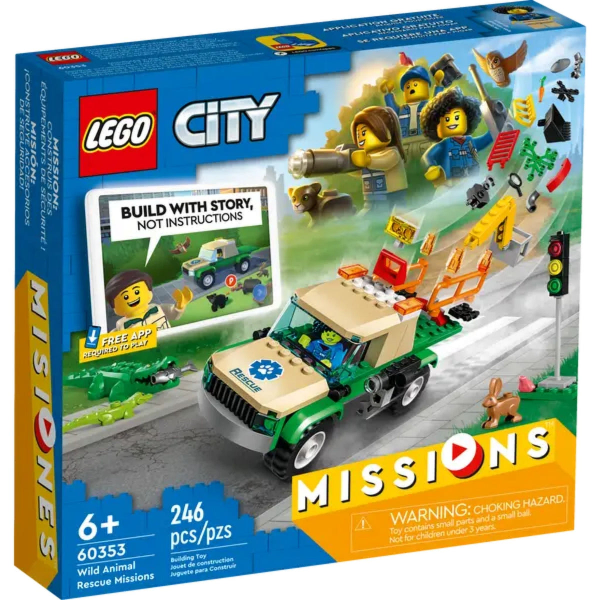 Lego City Vahşi Hayvan Kurtarma Görevleri 60353 246 Parça