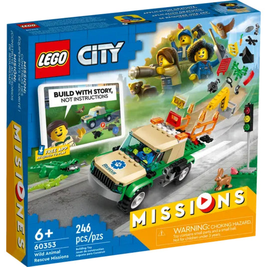 Lego City Vahşi Hayvan Kurtarma Görevleri 60353 246 Parça