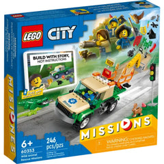 Lego City Vahşi Hayvan Kurtarma Görevleri 60353 246 Parça
