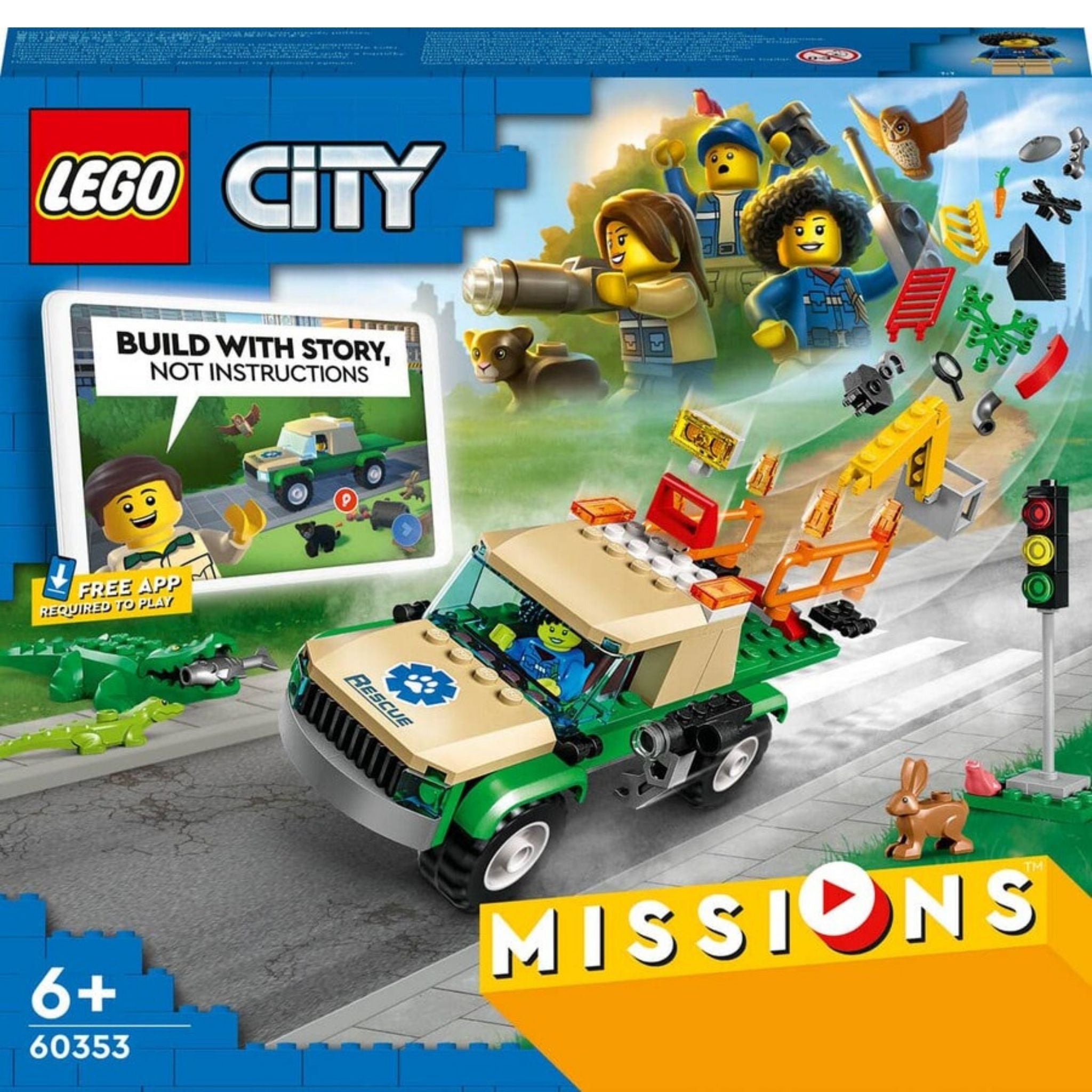 Lego City Vahşi Hayvan Kurtarma Görevleri 60353 246 Parça