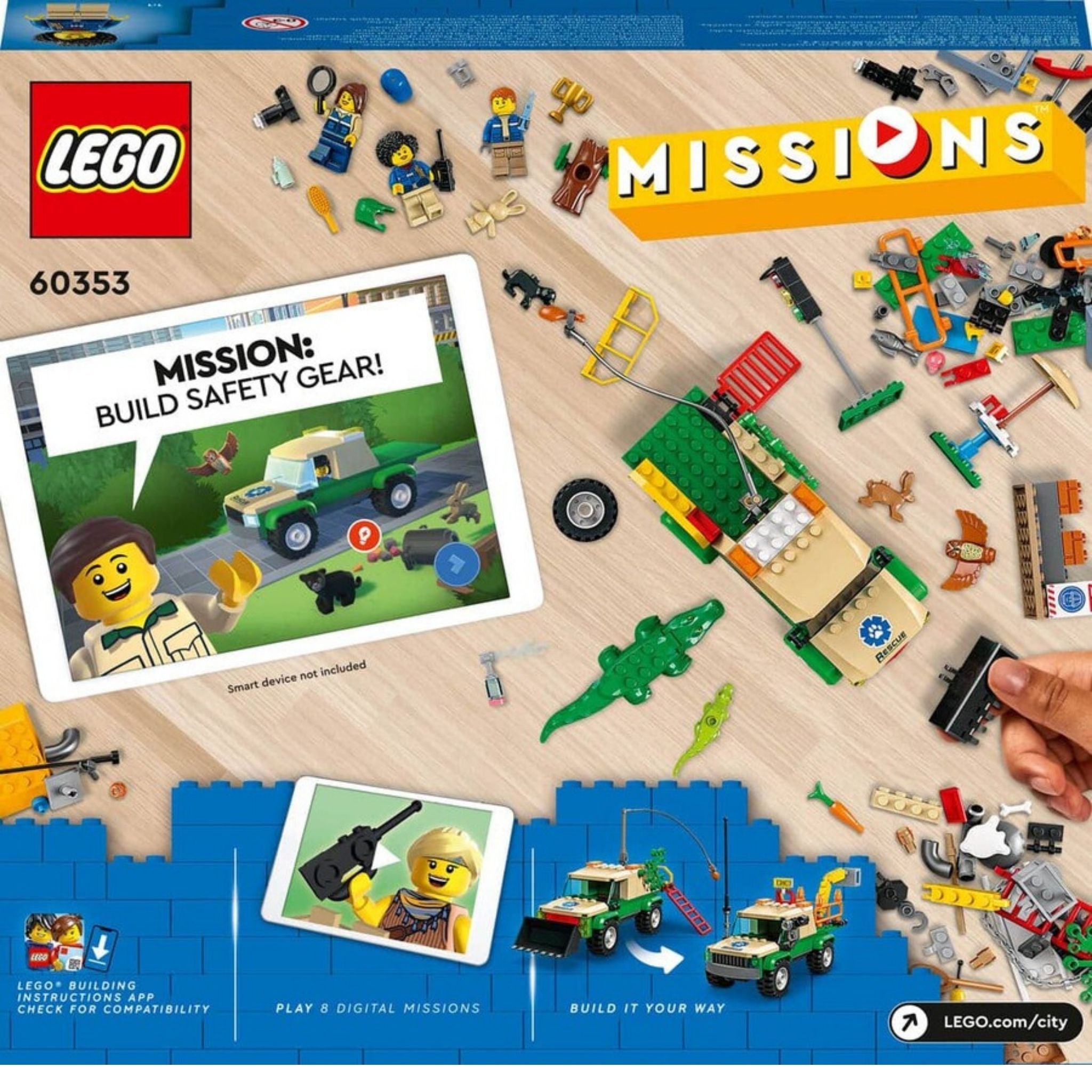 Lego City Vahşi Hayvan Kurtarma Görevleri 60353 246 Parça