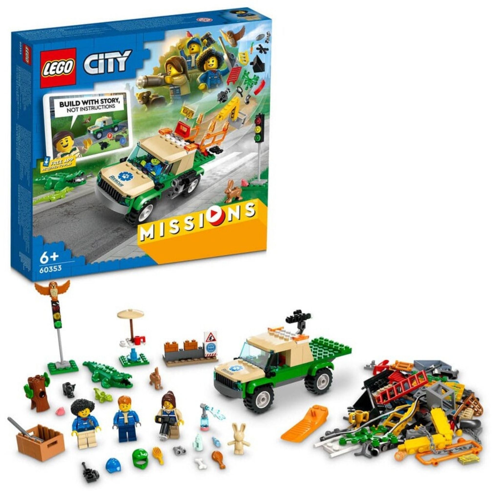 Lego City Vahşi Hayvan Kurtarma Görevleri 60353 246 Parça