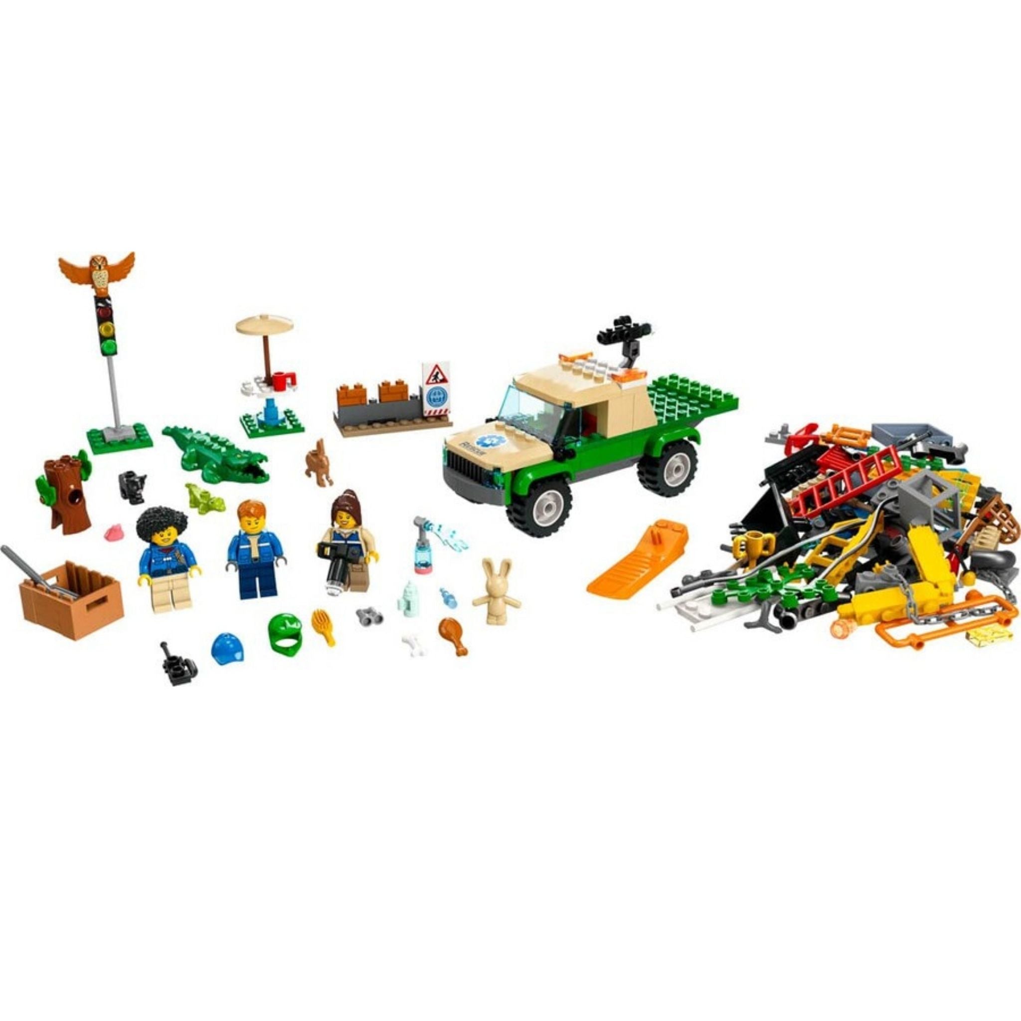 Lego City Vahşi Hayvan Kurtarma Görevleri 60353 246 Parça