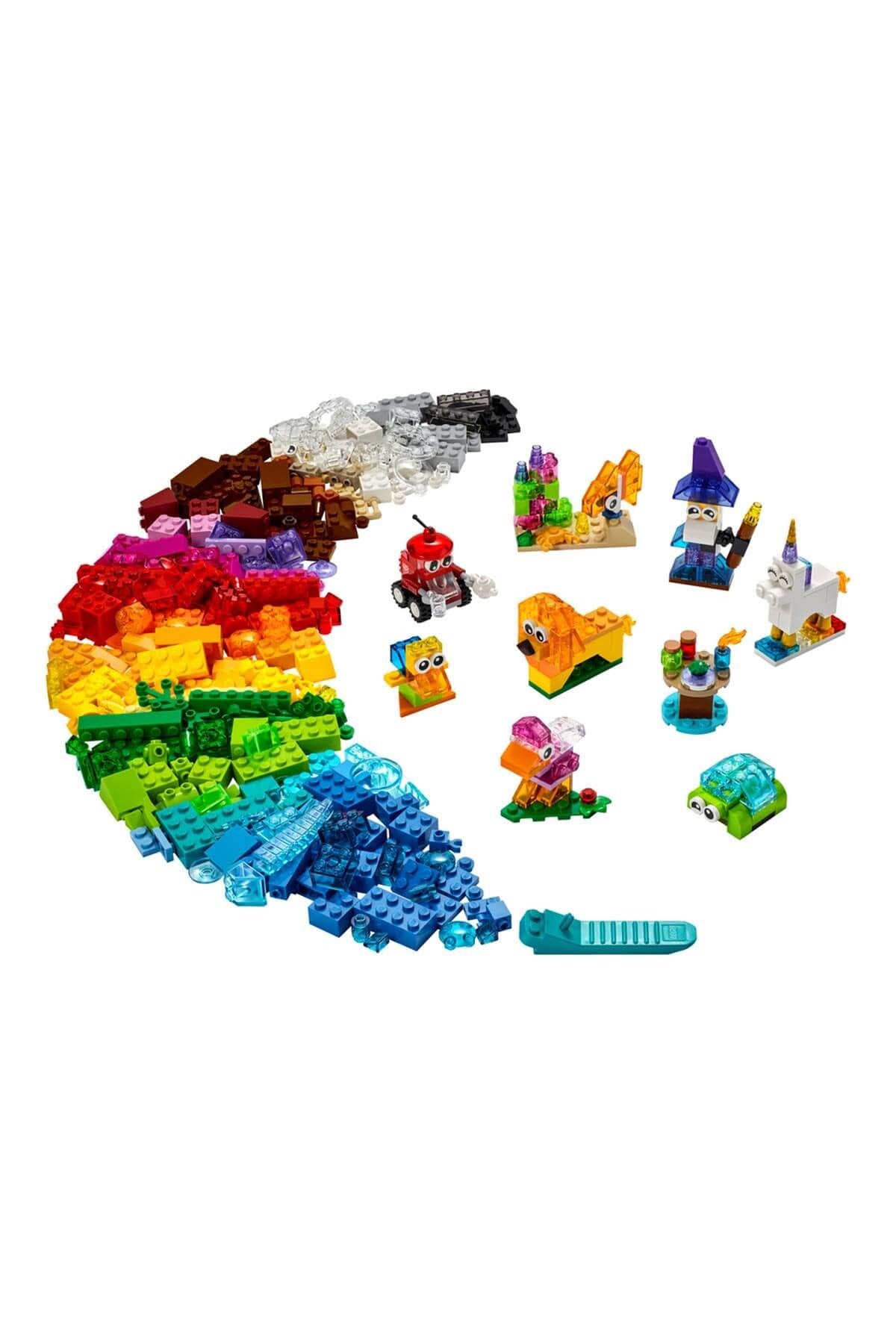 LEGO Classic Yaratıcı Şeffaf Yapım Parçaları 11013 Şeffaf Yapım Parçaları İçeren Yapım Seti; Yaratıc