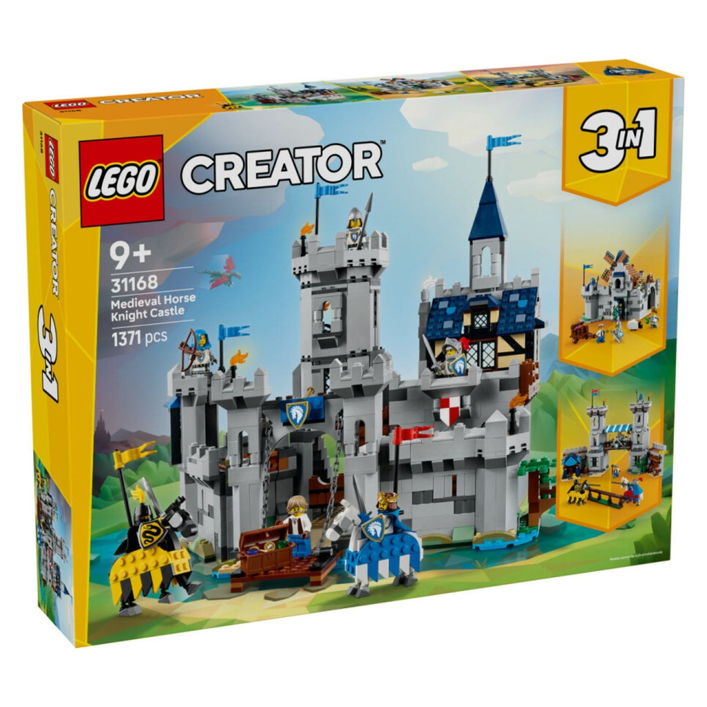 Lego Creator 3 in 1 Orta Çağ Atlı Şövalye Kalesi 31168 – Welcome Baby