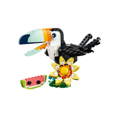 Lego Creator 3 in 1 Vahşi Hayvanlar: Tropikal Tukan Kuşu 31173