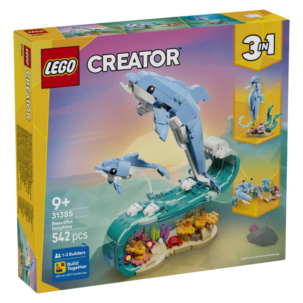 Lego Creator 3’ü 1 Arada Deniz Hayvanları Güzel Yunuslar 31385