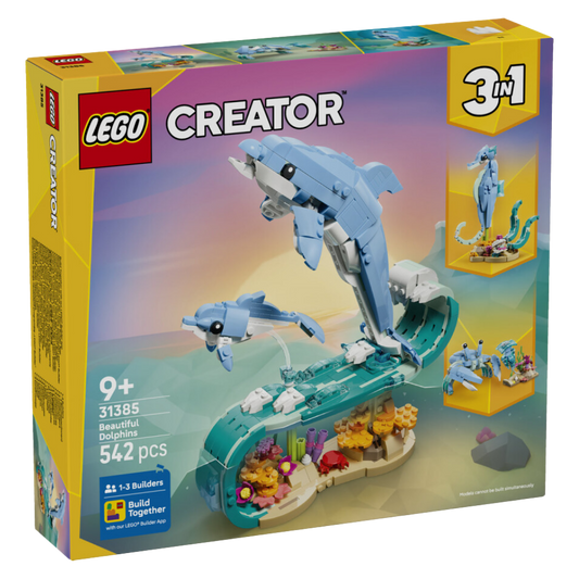 Lego Creator 3’ü 1 Arada Deniz Hayvanları Güzel Yunuslar 31385