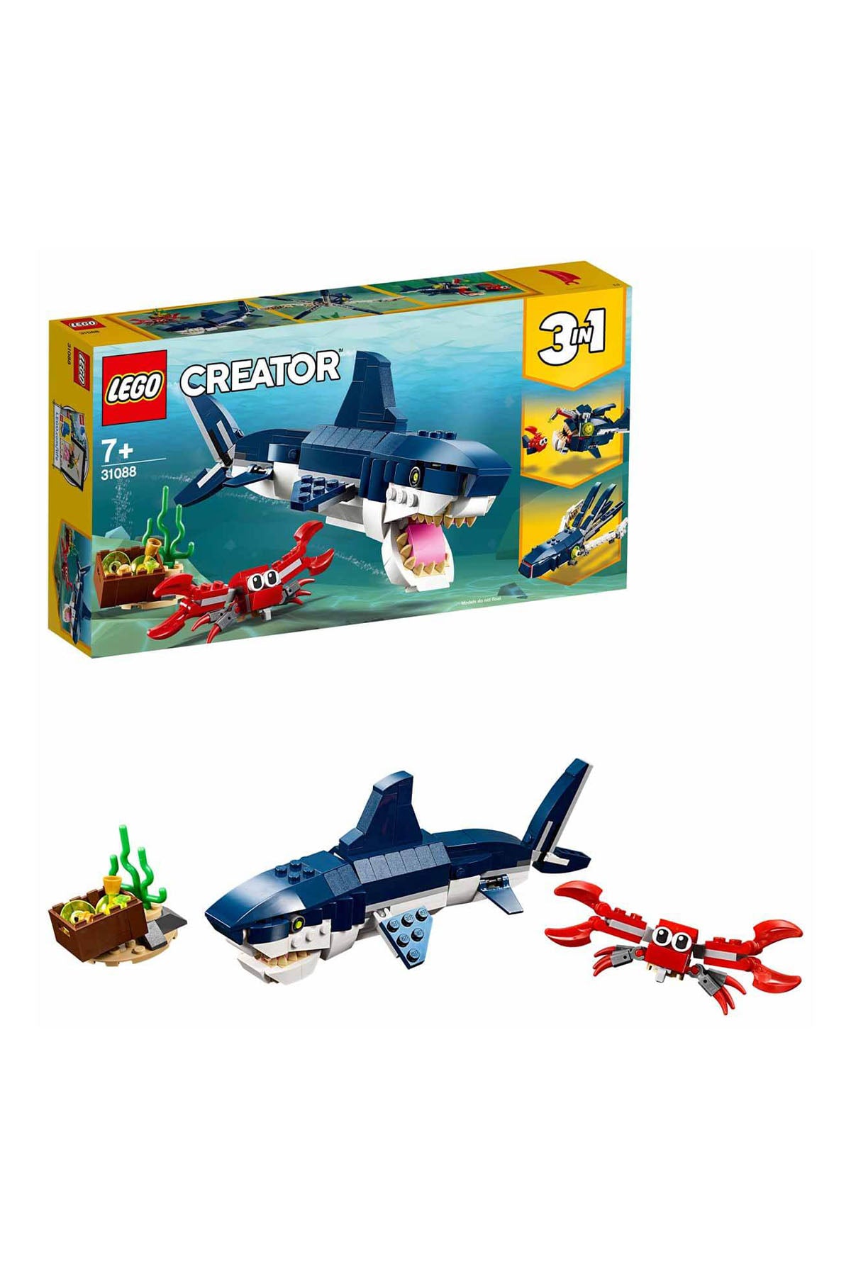 LEGO Creator 3’ü 1 arada Derin Deniz Yaratıkları - 31088