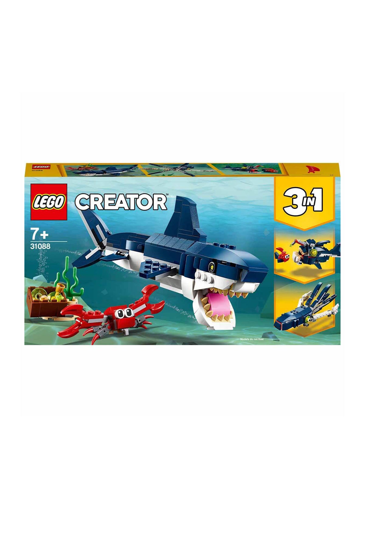 LEGO Creator 3’ü 1 arada Derin Deniz Yaratıkları - 31088