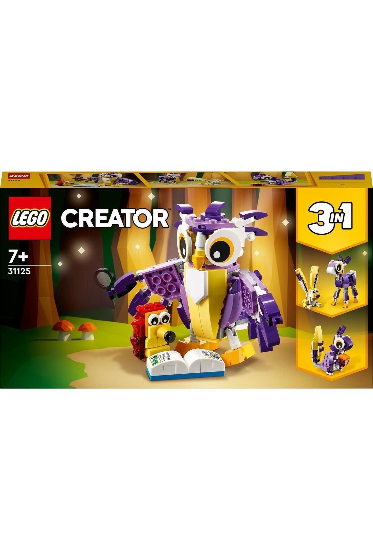 Lego Creator 3’ü 1 arada Fantastik Orman Yaratıkları 31125