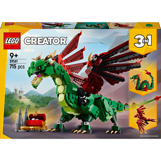 Lego Creator 3'ü 1 Arada Orta Çağ Ejderhası Oyun Seti 31161