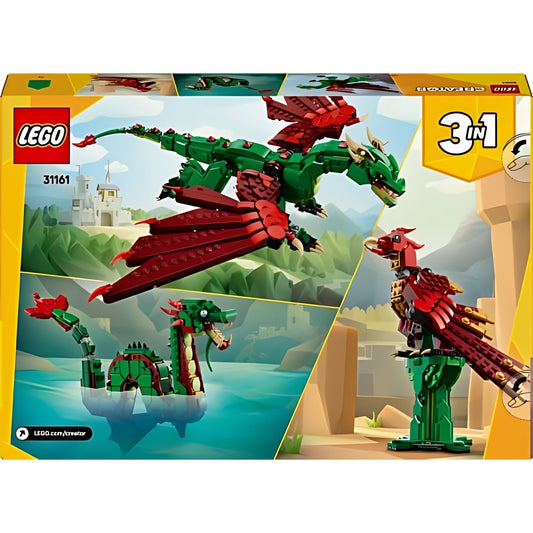 Lego Creator 3'ü 1 Arada Orta Çağ Ejderhası Oyun Seti 31161