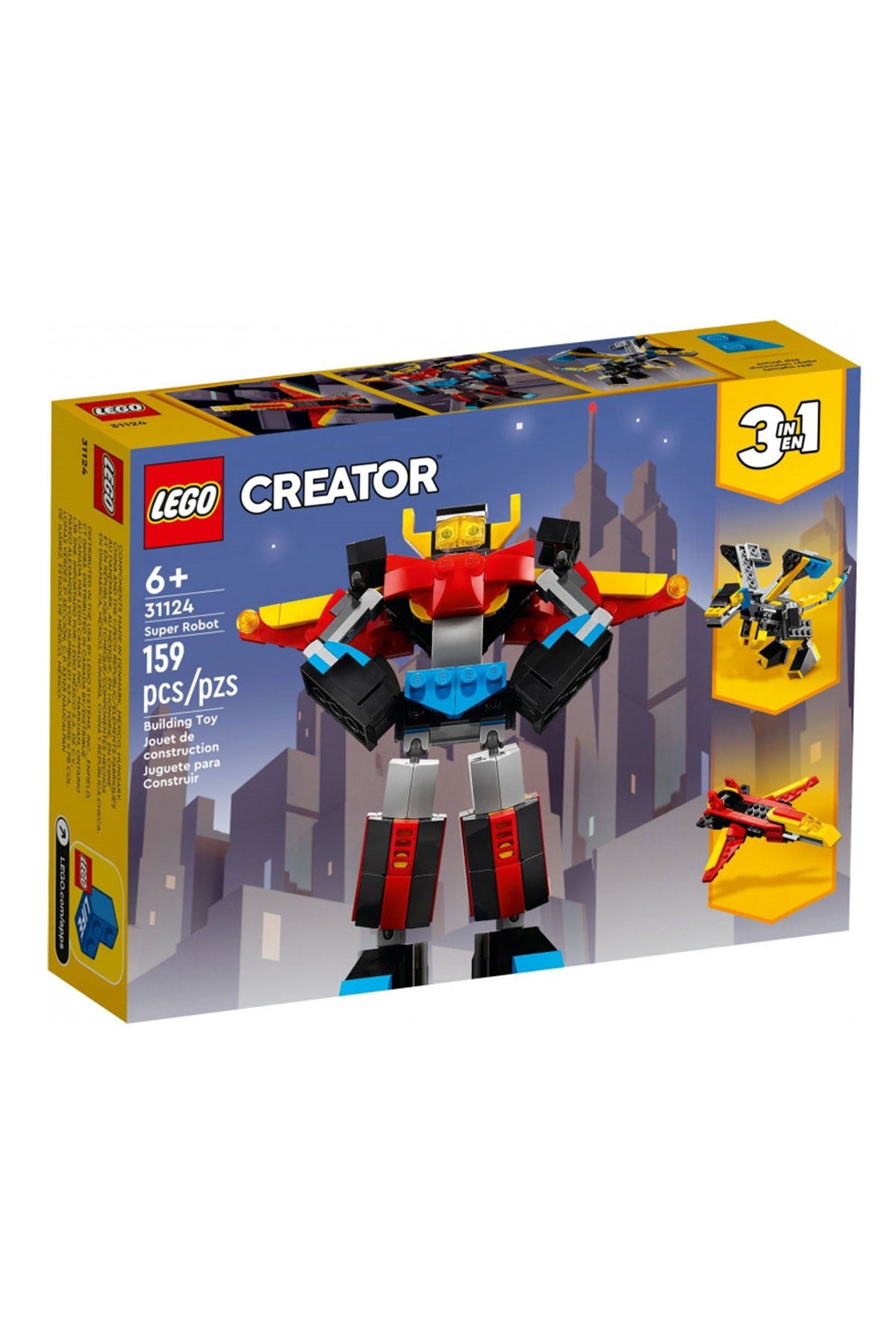 Lego Creator 3’ü 1 Arada Süper Robot 31124