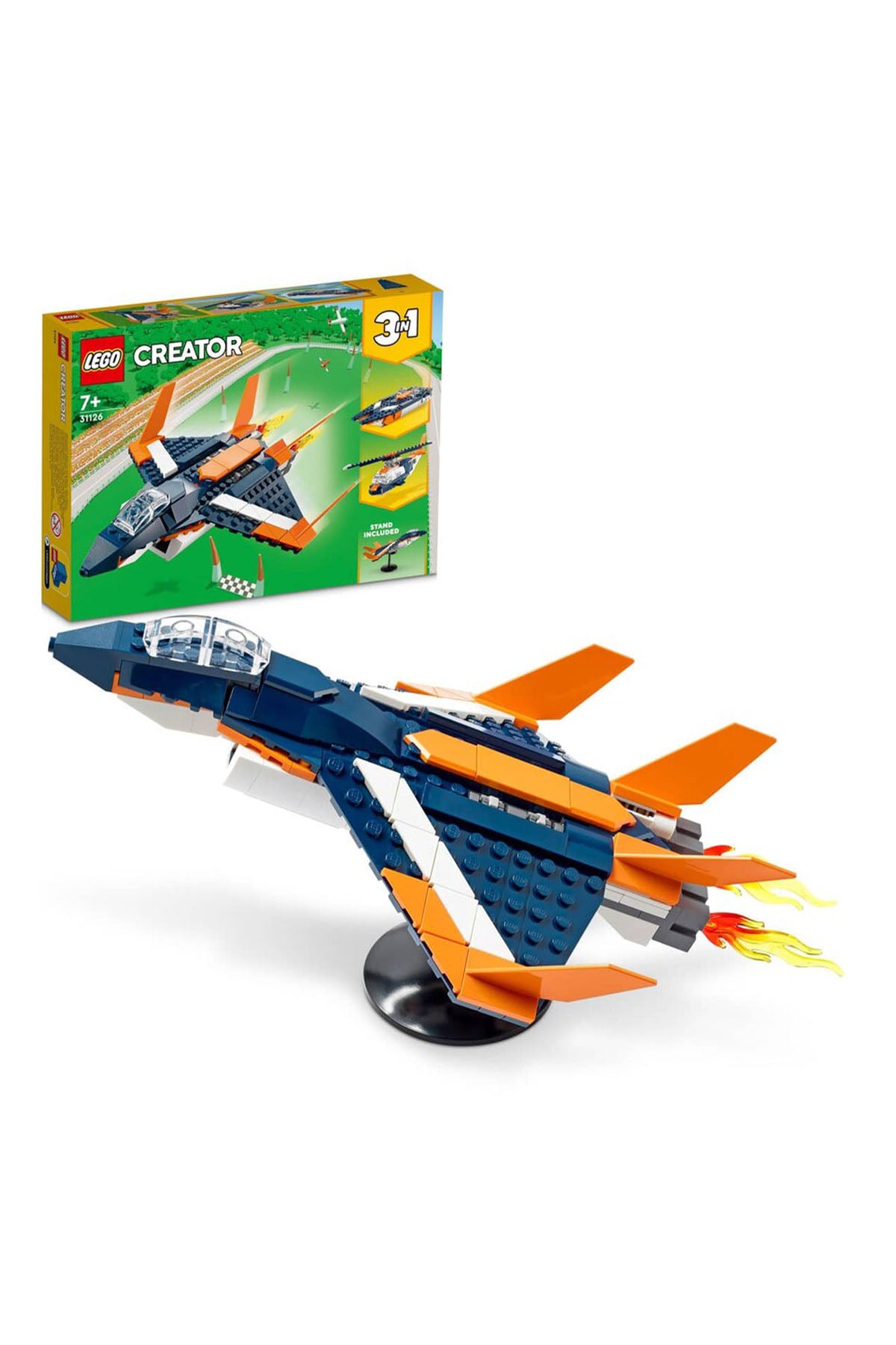 Lego Creator 3’ü 1 Arada Süpersonik Jet - 31126